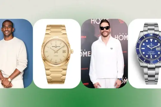 本周七大明星腕表亮相：从皮特·戴维森的劳力士“蓝精灵”到克里斯·保罗的江诗丹顿