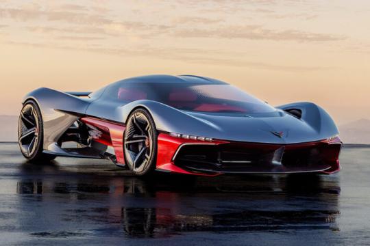 科尔维特加州概念车：配备AR驾驶舱与可拆卸车顶