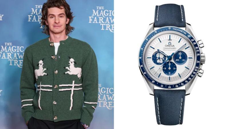 Andrew Garfield Omega Speedmaster Snoopy