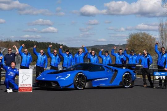 福特专为赛道打造的GT Mk IV刷新纽博格林圈速纪录