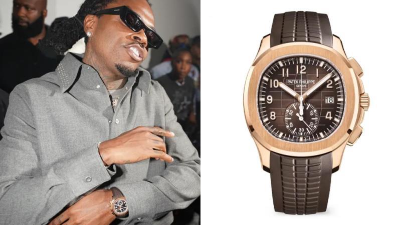 Gunna佩戴的百达翡丽Aquanaut