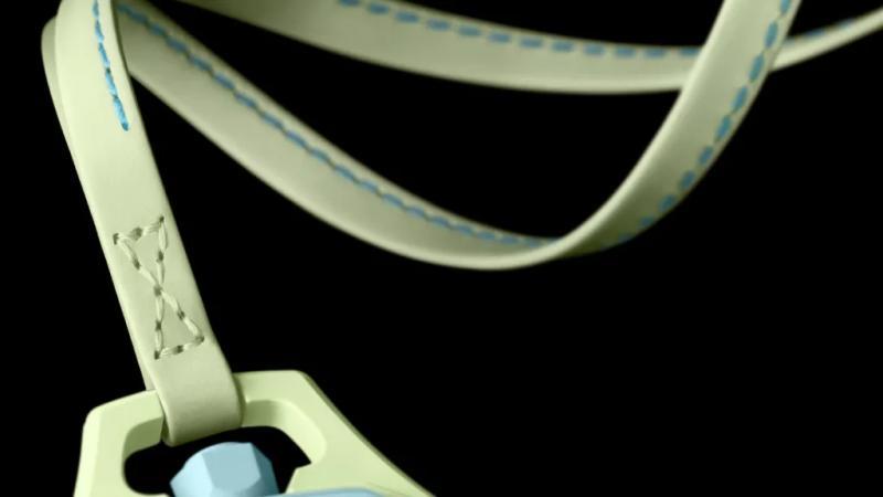 The strap on the Blaue Acht