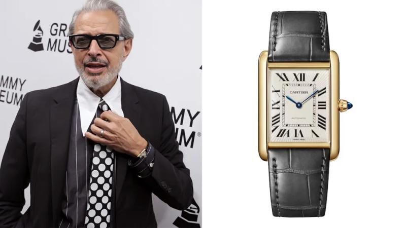 Jeff Goldblum Cartier Tank