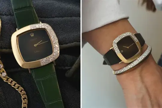 珠宝设计师Jade Trau推出定制复古劳力士Cellini系列腕表