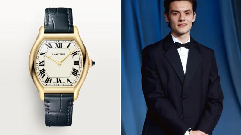 Louis Partridge Cartier Tortue
