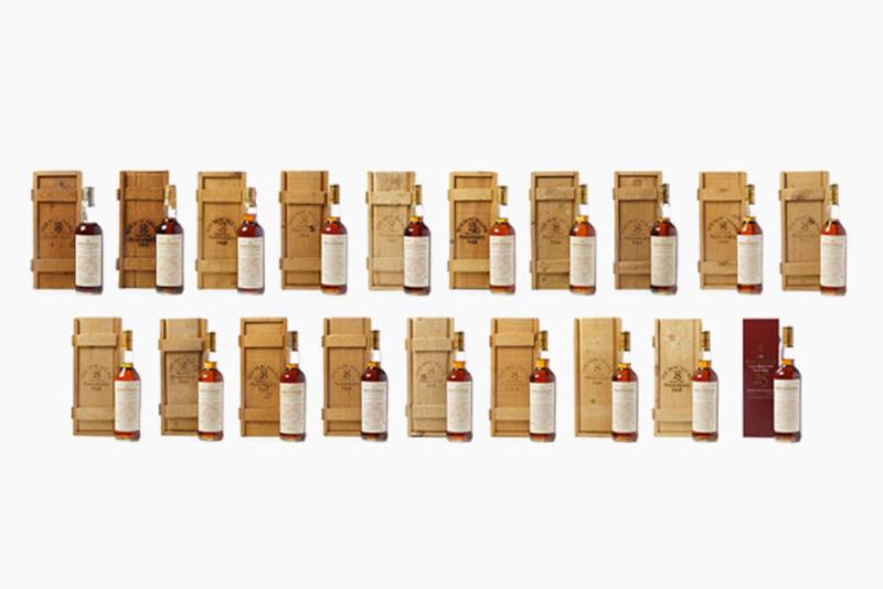 Macallan Anniversary Malt Complete Set Auction 3