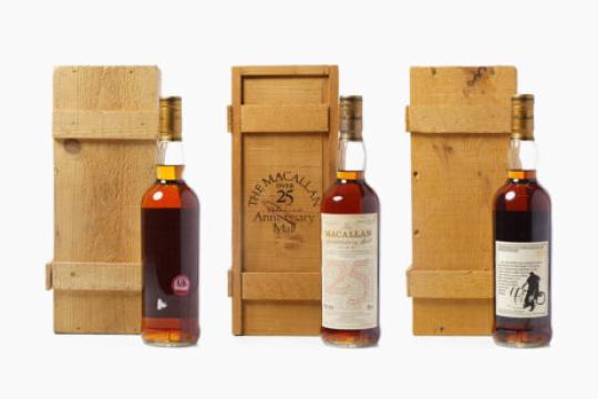 你现在可以用16.8万美元拥有麦卡伦周年纪念麦芽威士忌全套19瓶