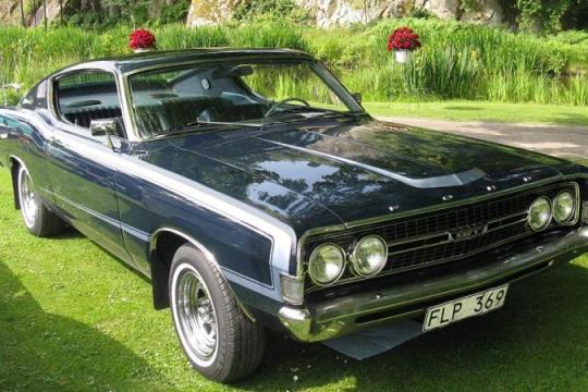 福特1968年款Torino GT：中14秒内完成四分之一英里加速的经典肌肉车
