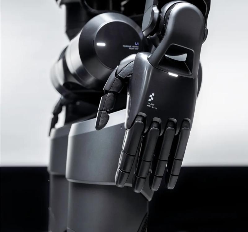 The Figure 02 robot's hand