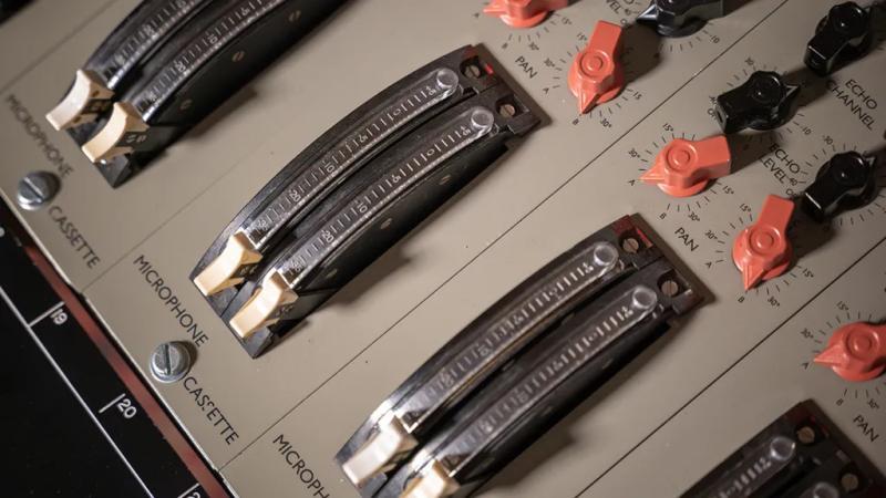 A few of the controls on the console