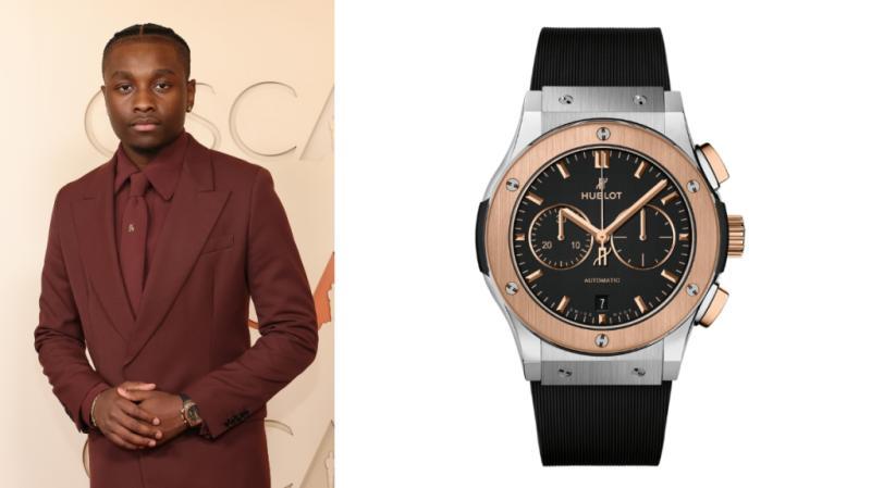 Miles Caton’s Hublot Classic Fusion Chronograph Titanium King Gold