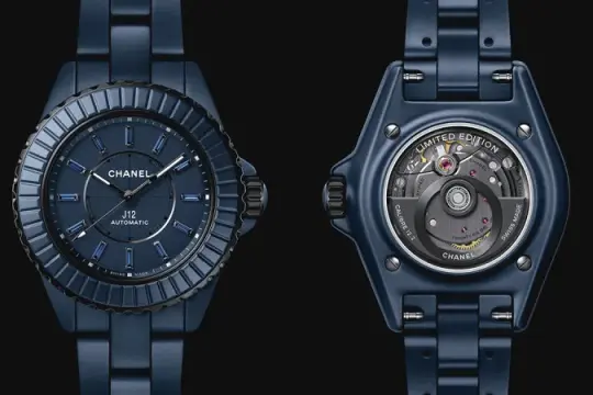 香奈儿为其J12陶瓷腕表注入午夜蓝新色彩