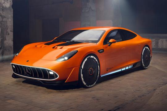 梅赛德斯概念AMG GT XX：1341马力的电动超跑，几乎让你忘记V8引擎