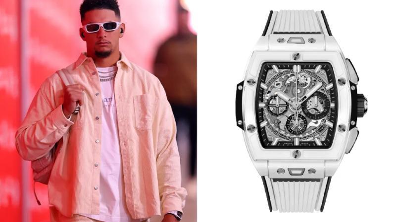 Patrick Mahomes Hublot Spirit of Big Bang White Ceramic