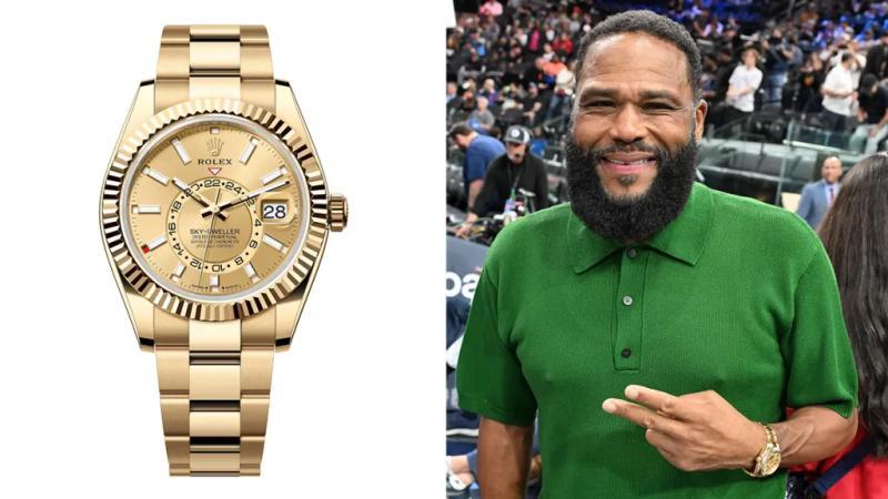 安东尼·安德森佩戴劳力士Sky-Dweller