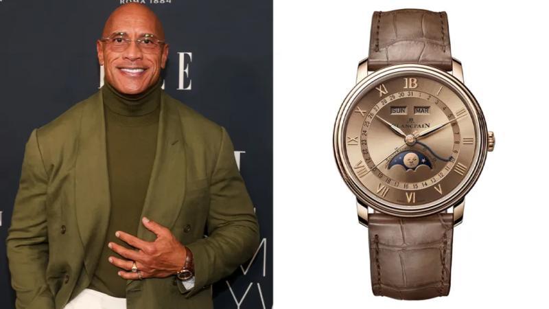 Dwayne Johnson Blancpain Villeret Quantieme Complet