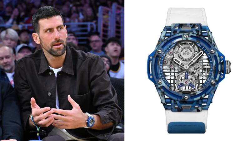 Novak Djokovic Hublot Big Bang Tourbillon