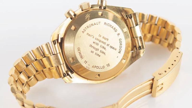 NASA宇航员理查德·戈登纪念纯金欧米茄Speedmaster专业版表盘