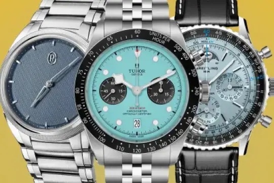 十款引人注目的蓝色腕表，从劳力士到百达翡丽