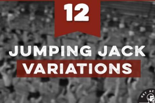 12种跳跃开合操变体，提升你的有氧训练效果