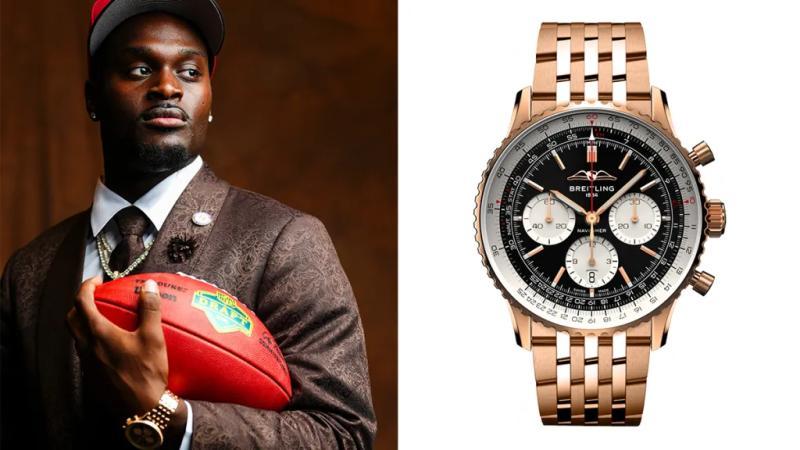 Jeremiyah Love Breitling Navitimer B01