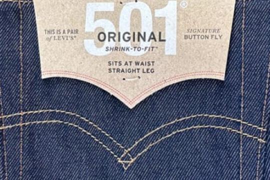 Levi’s 501 Shrink-to-Fit 牛仔裤缩水指南