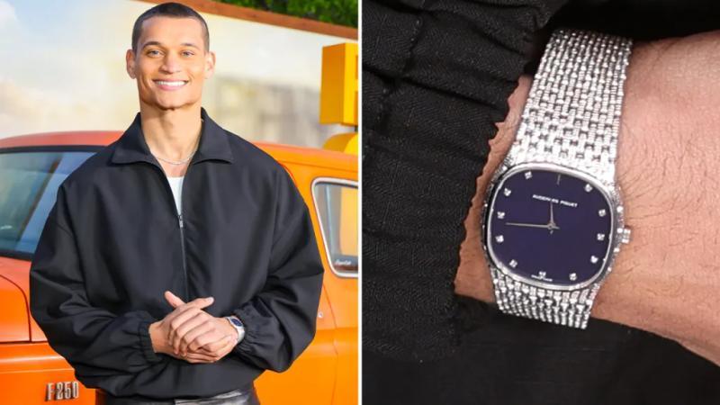 泰里克·威瑟斯佩戴复古爱彼腕表