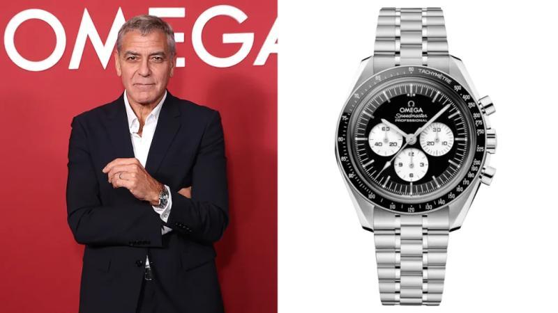 George Clooney Omega Speedmaster Moonwatch