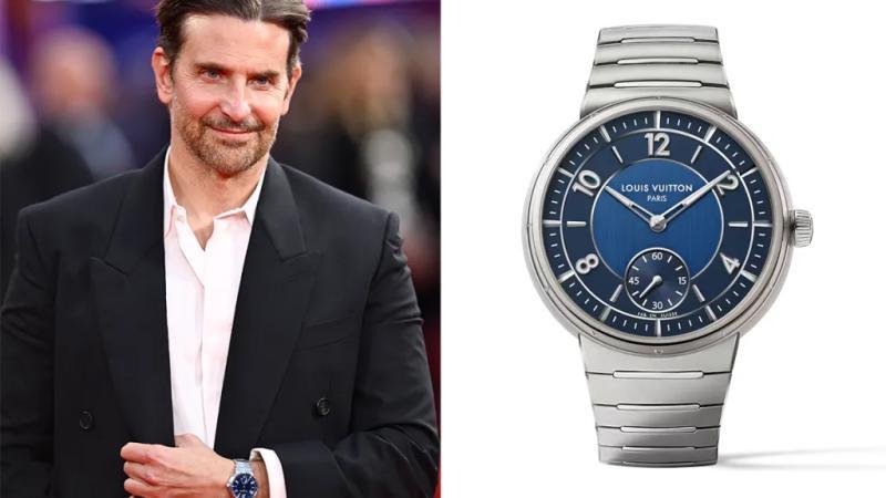 Bradley Cooper Louis Vuitton Tambour Blue