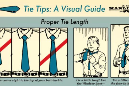 领带系法指南：实用视觉教程