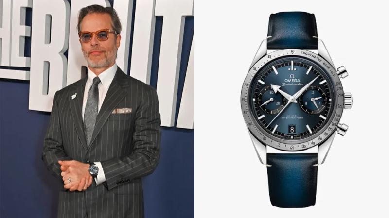 盖·皮尔斯佩戴的欧米茄Speedmaster ’57