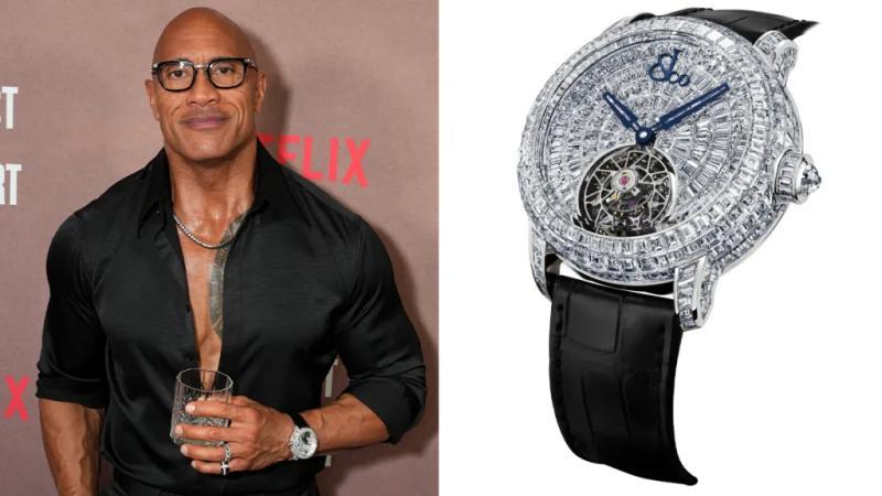 Dwayne Johnson Jacob & Co. Caviar Tourbillon