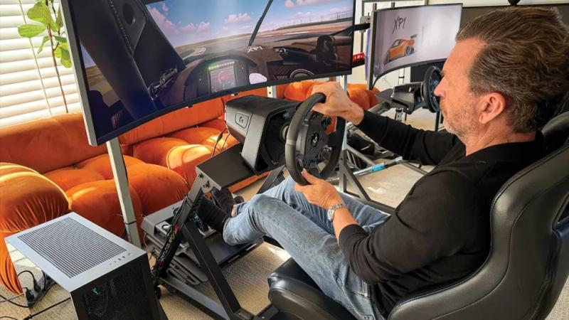 Racer Justin Bell, development driver for Marble Labs, logs a few more laps.