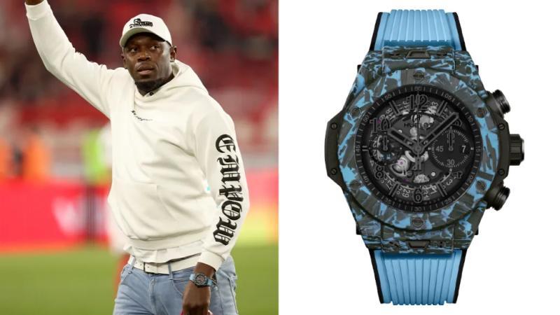 Usain Bolt Hublot Big Bang Unico Carbon Sky Blue