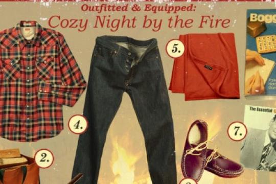 装备齐全：火炉旁的温馨夜晚