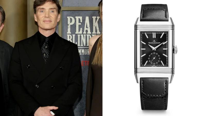 基利安·墨菲佩戴积家Reverso腕表