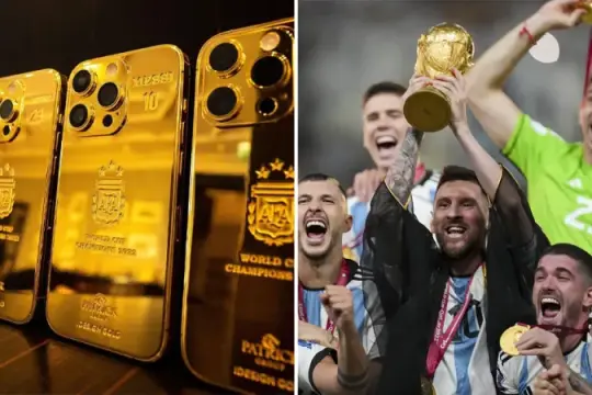 梅西为世界杯冠军队友赠送24K镀金定制iPhone