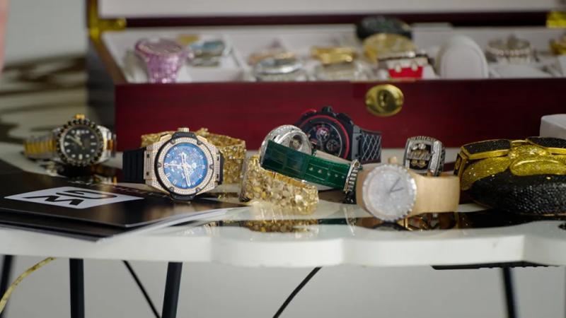 A few pieces on show