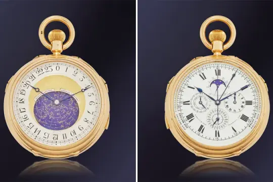 这款极其复杂的1914年爱彼怀表，拍卖估价或达100万美元