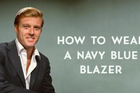 海军蓝西装外套的搭配指南