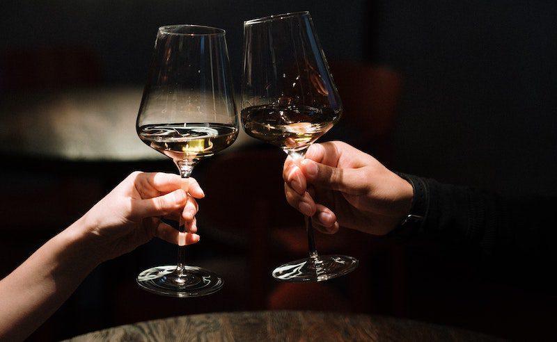 date night with wine - approach a woman