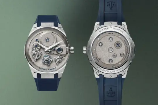 雅典表以质感德国银表盘重新演绎先锋风格Blast腕表