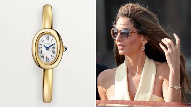 阿玛尔·克鲁尼佩戴卡地亚腕表