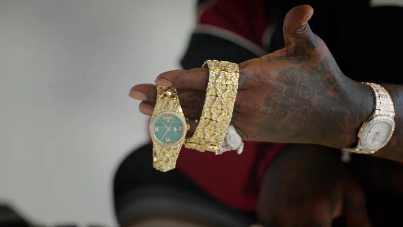 Custom Rolex Day-Date Nugget