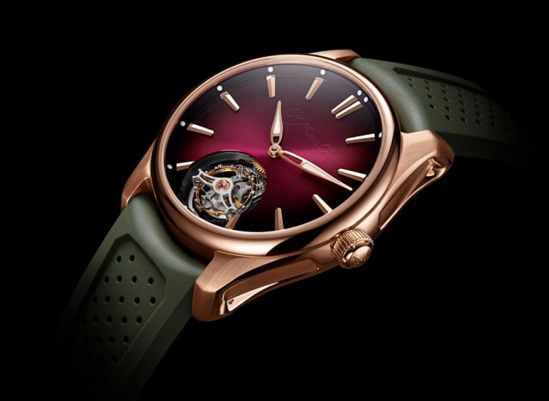 H. Moser Pioneer Tourbillon Burgundy