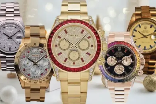 购物时刻：节日前可入手的5款宝石镶嵌劳力士Daytona与Day-Date腕表