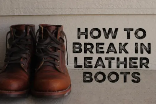 如何磨合一双皮靴