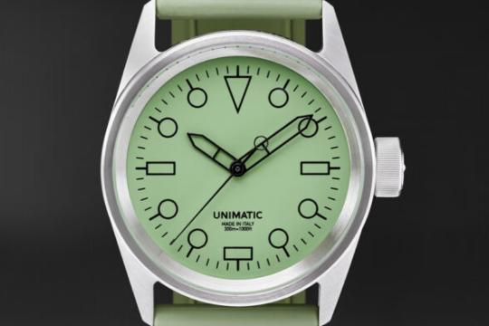 Unimatic携手Mr Porter推出夏季最热新款Modello Cinque限量版