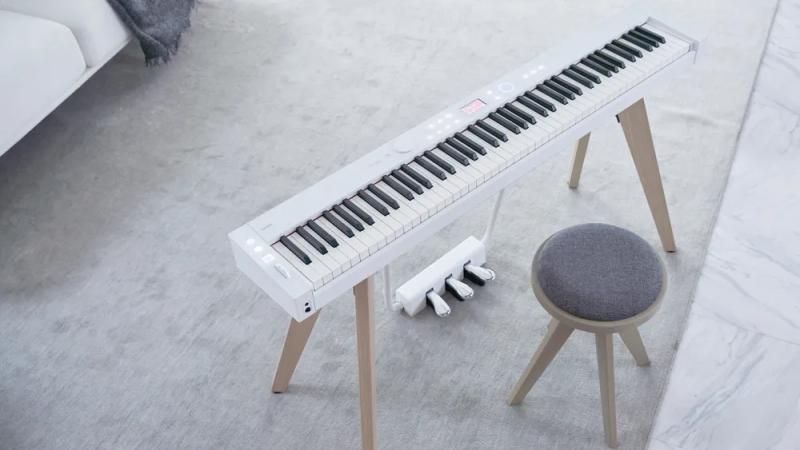 Privia PX-S7000轻盈悬浮设计，集成三踏板组件