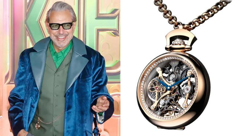 Jeff Goldblum Jacob & Co. Brilliant Pocket Watch Pendant
